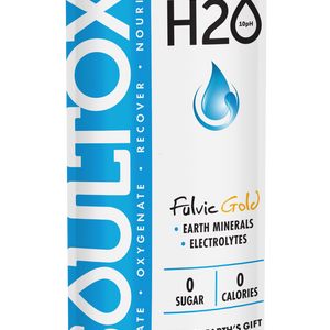 SOULTOX Alkaline Electrolyte Flavored Water - Mineral Infused Hydration Cans, 12 Pack