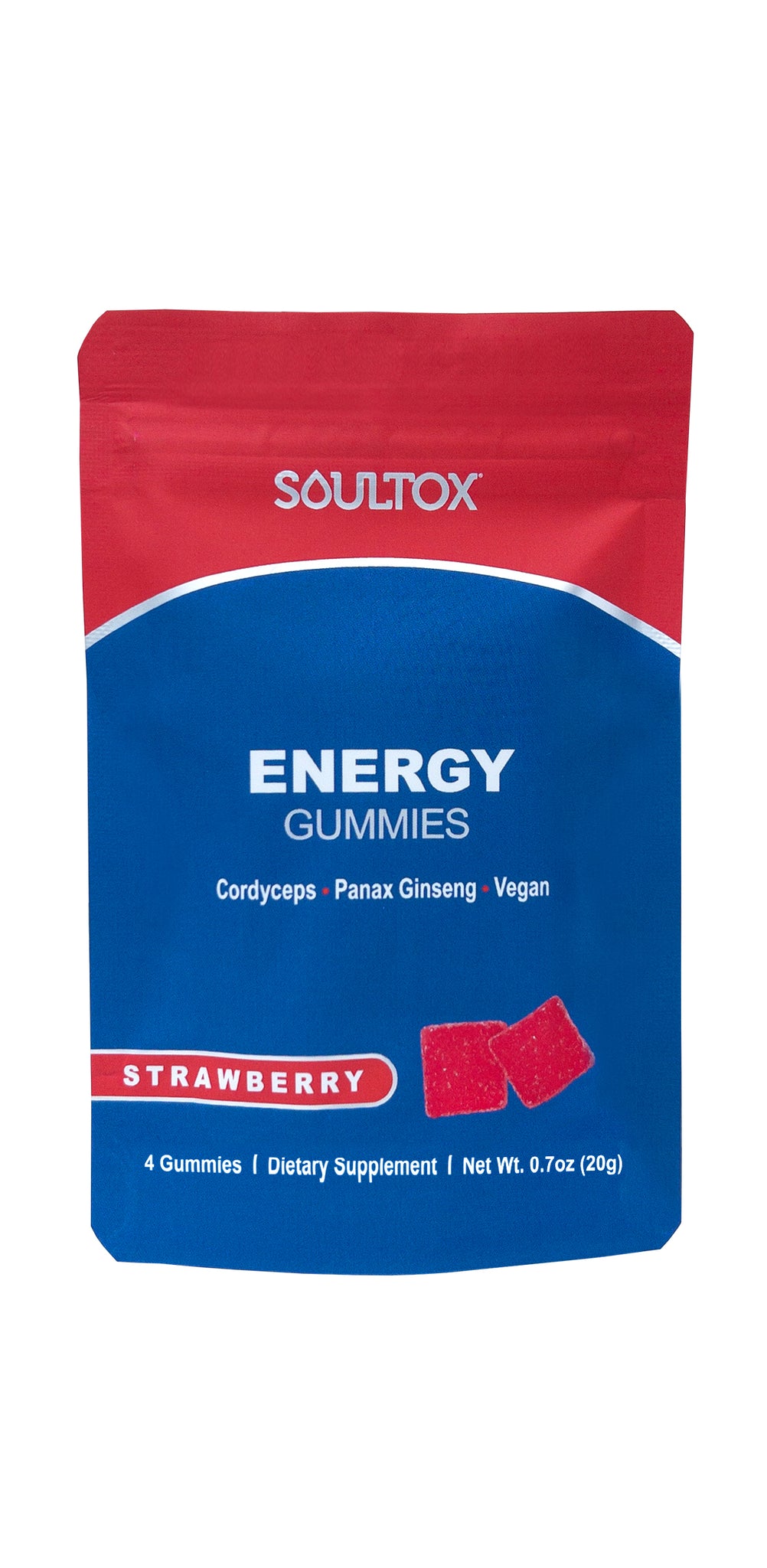 Soultox ENERGY Ginseng Cordyceps Mushroom Gummies