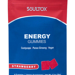 Soultox ENERGY Ginseng Cordyceps Mushroom Gummies