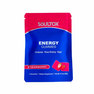Soultox ENERGY Ginseng Cordyceps Mushroom Gummies