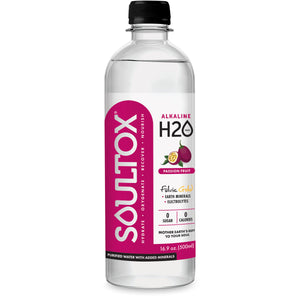 SoulTox 4-Flavor Variety Alkaline Fulvic Gold Bottles 12 Pack