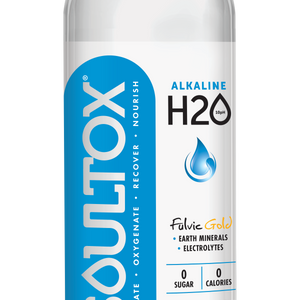 SoulTox 4-Flavor Variety Alkaline Fulvic Gold Bottles 12 Pack