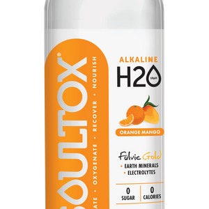 SoulTox 4-Flavor Variety Alkaline Fulvic Gold Bottles 12 Pack