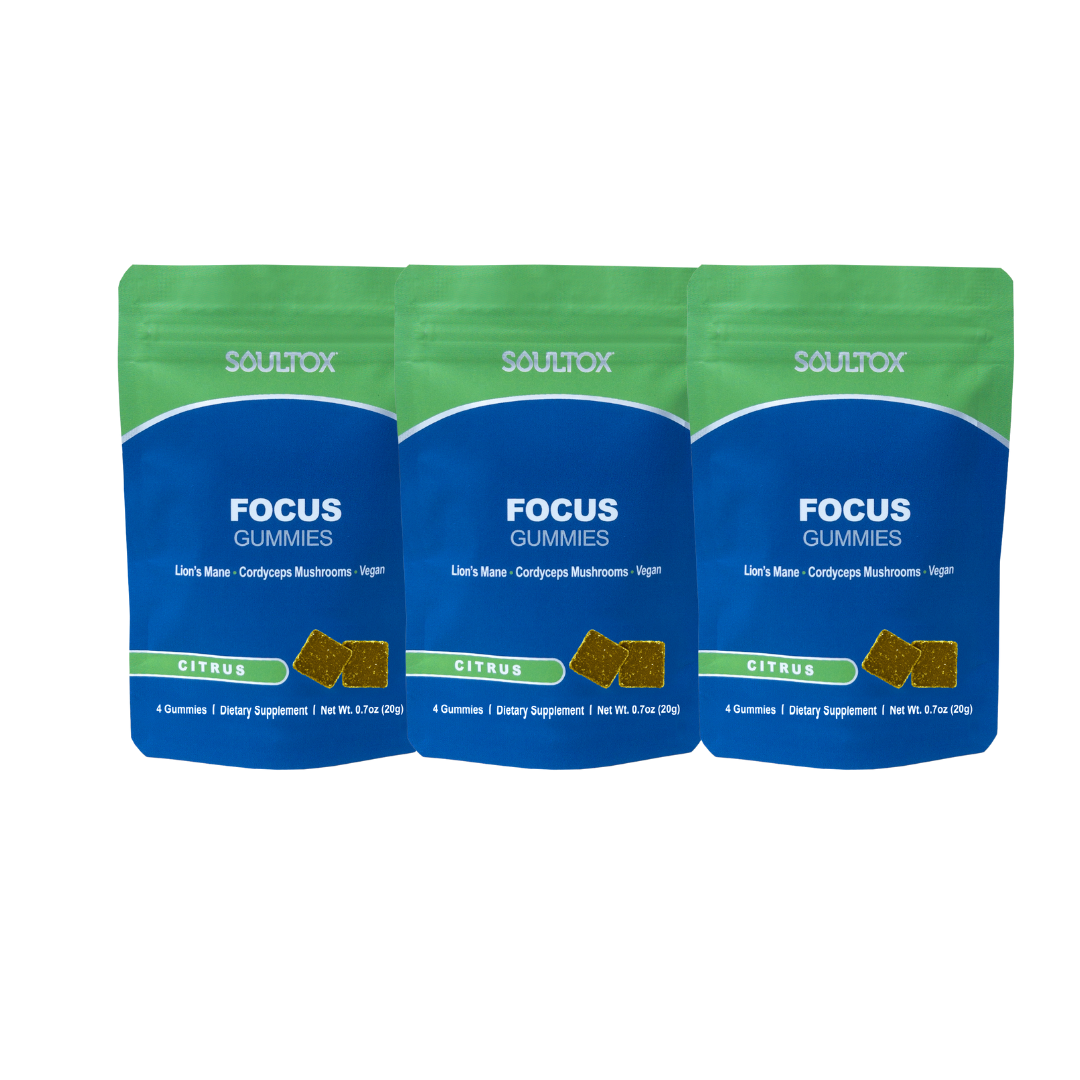 Soultox FOCUS Lion's Mane Mushroom Gummies